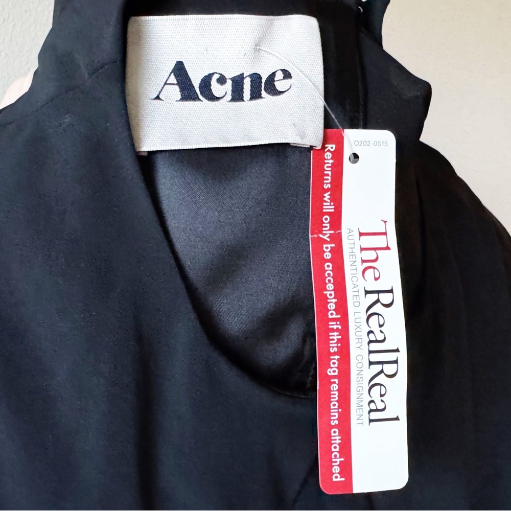 Acne Studios Black Layered Column Dress - Picture 3 of 16